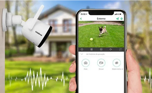 Câmera de Video Wi-Fi Full HD iM5 S