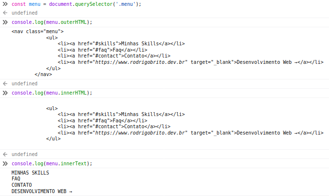 JS-0308 - JavaScript Completo ES6 - Traversing e Manipula&ccedil;&atilde;o