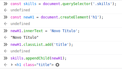 JS-0308 - JavaScript Completo ES6 - Traversing e Manipula&ccedil;&atilde;o