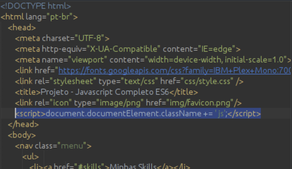JS-0309 - JavaScript Completo ES6 - Navegação por Tabs