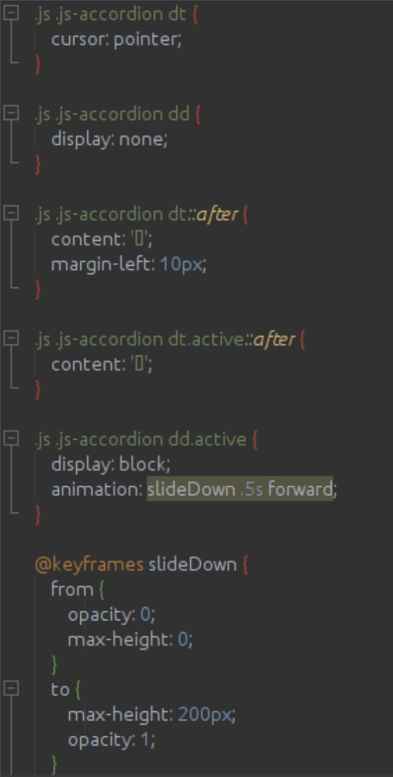 JS-0310 - JavaScript Completo ES6 - Accordion List
