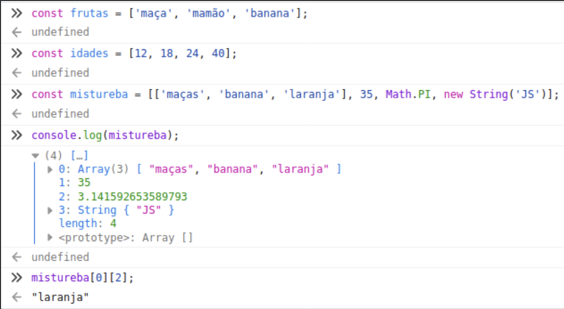 JS-0406 - JavaScript Completo ES6 - Array