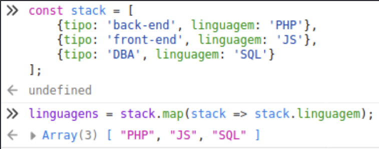 JS-0407 - JavaScript Completo ES6 - Itera&ccedil;&atilde;o em Array