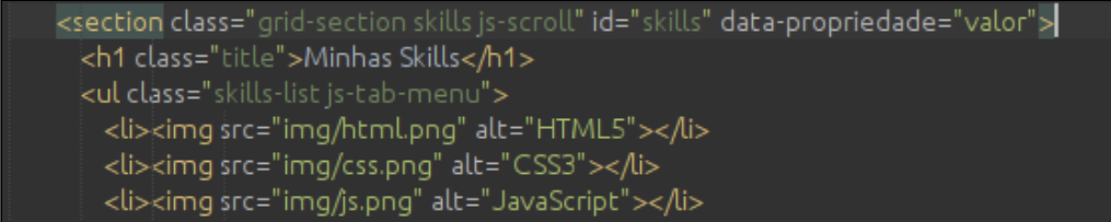 JS-0501 - JavaScript Completo ES6 - Dataset