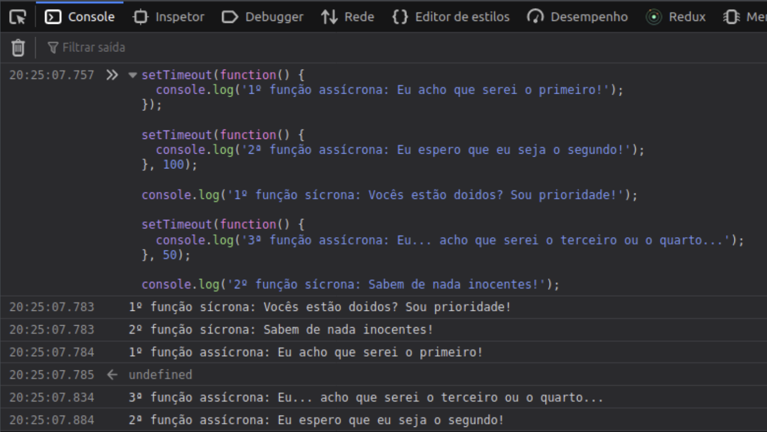 JS-0601 - JavaScript Completo ES6 - Assincronismo