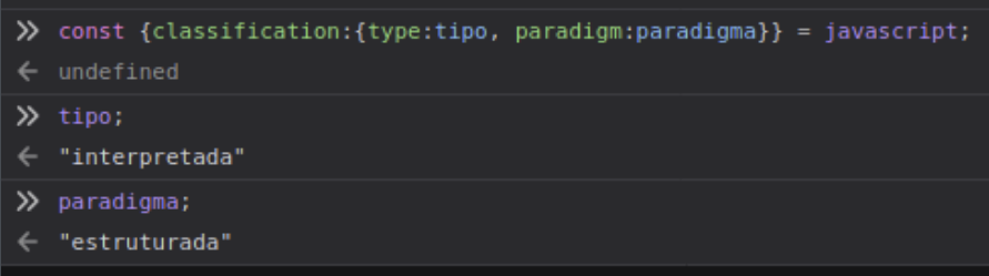 JS-0803 - JavaScript Completo ES6 - Destructuring