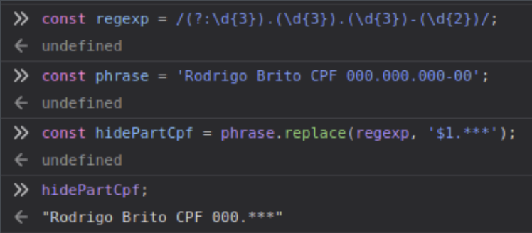 JS-0902 - JavaScript Completo ES6 - Regexp: substituição