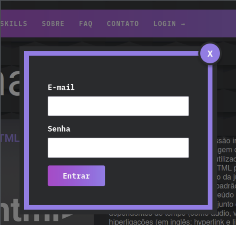 JS-1104 - JavaScript Completo ES6 - Refatoração Modal