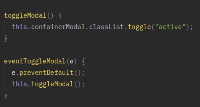 JS-1104 - JavaScript Completo ES6 - Refatoração Modal