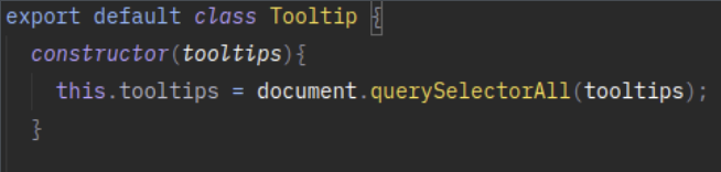 JS-1105 - JavaScript Completo ES6 - Refatora&ccedil;&atilde;o Tooltip