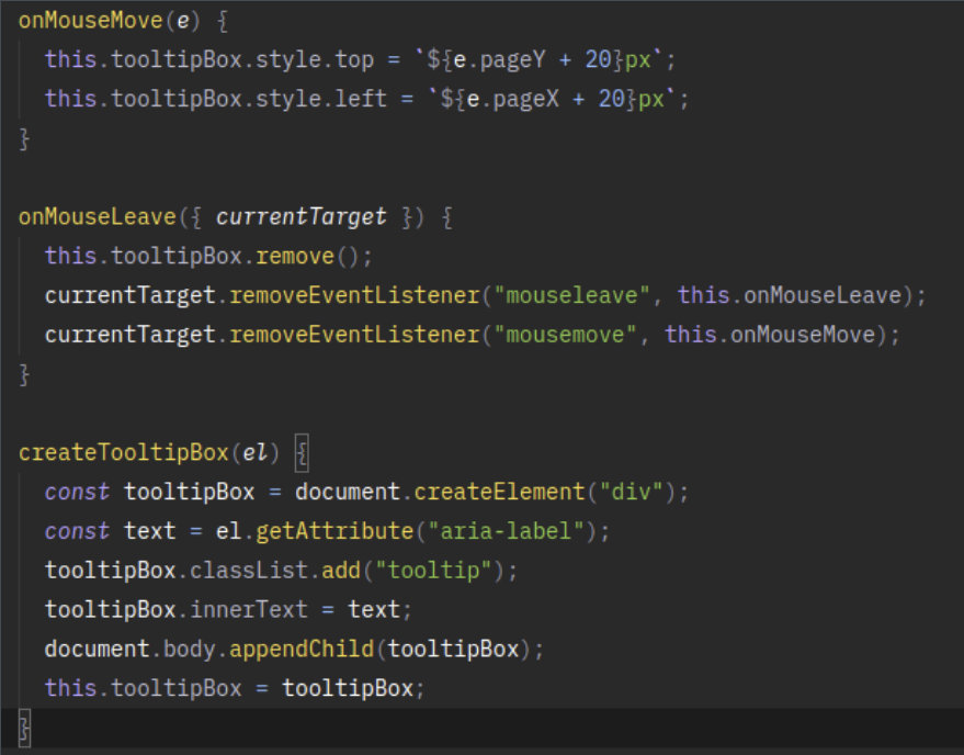 JS-1105 - JavaScript Completo ES6 - Refatora&ccedil;&atilde;o Tooltip