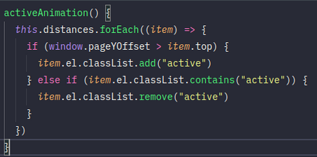 JS-1108 - JavaScript Completo ES6 - Refatoração Animação ao Scroll