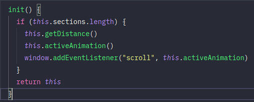 JS-1108 - JavaScript Completo ES6 - Refatoração Animação ao Scroll