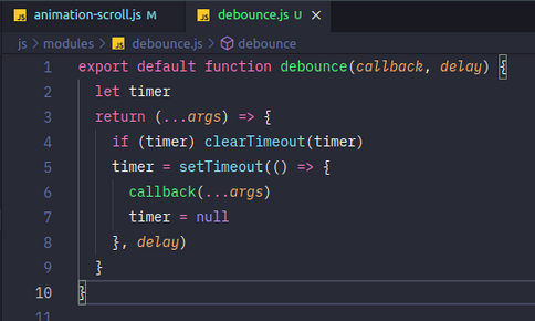 JS-1109 - JavaScript Completo ES6 - Debounce