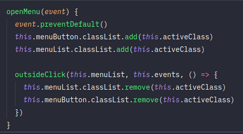JS-1111 - JavaScript Completo ES6 - Refatoração Menu Mobile