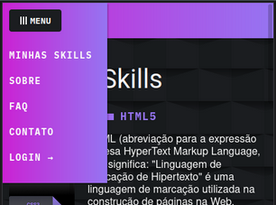 JS-1111 - JavaScript Completo ES6 - Refatoração Menu Mobile