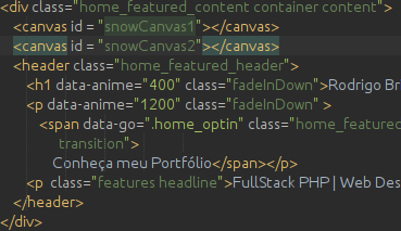 JS-E03 - Efeito Neve (snow) com JavaScript