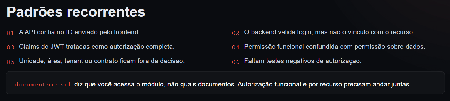 Pentest de APIs corporativas: quando o login funciona, mas a autoriza&ccedil;&atilde;o falha
