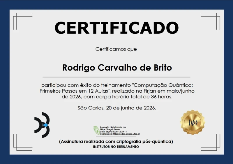 Computação Quântica: Primeiros Passos em 12 Aulas