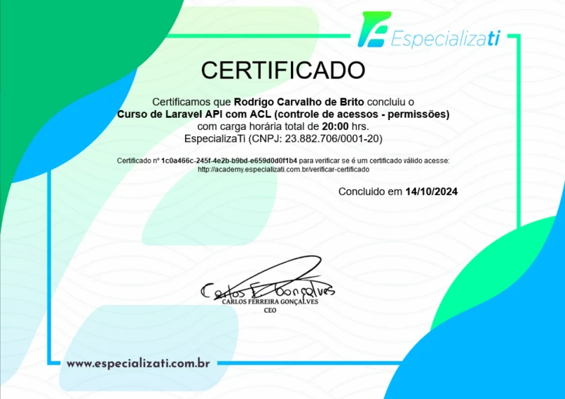 Curso de Laravel API com ACL