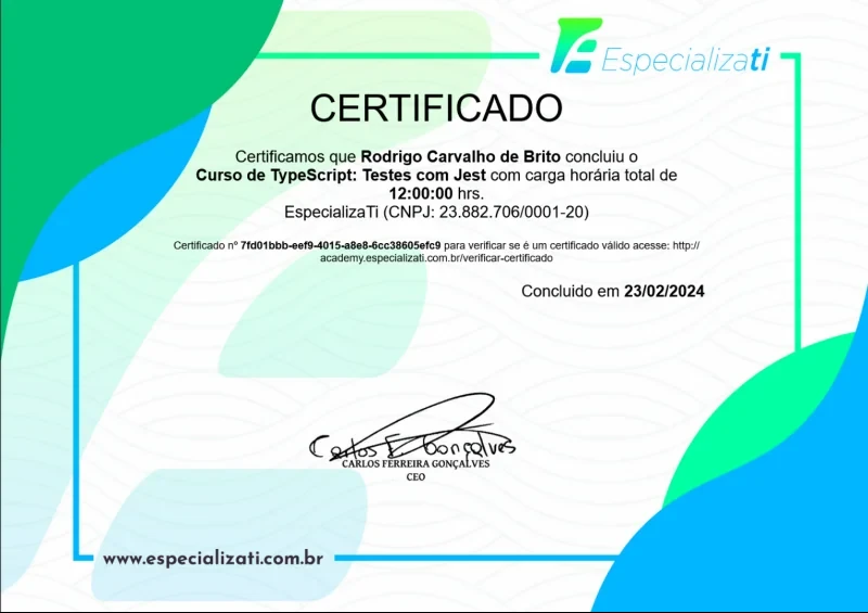 Curso de TypeScript: Testes com Jest