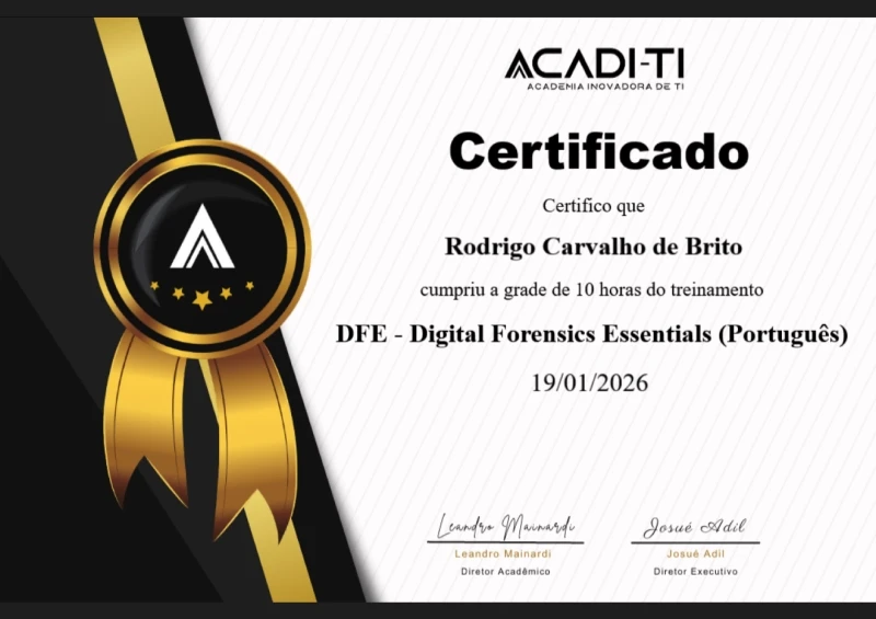 DFE - Digital Forensics Essentials