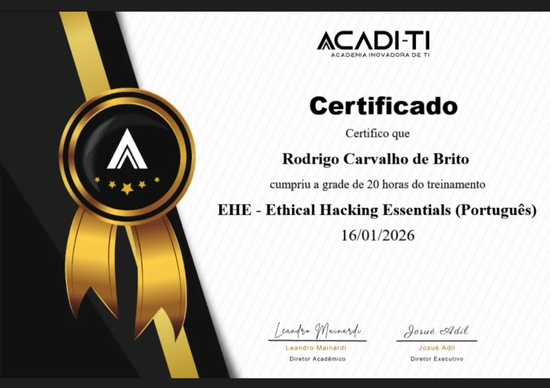 EHE - Ethical Hacking Essentials