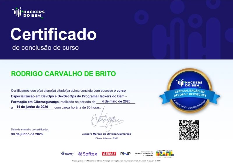 Especialização em DevOps e DevSecOps