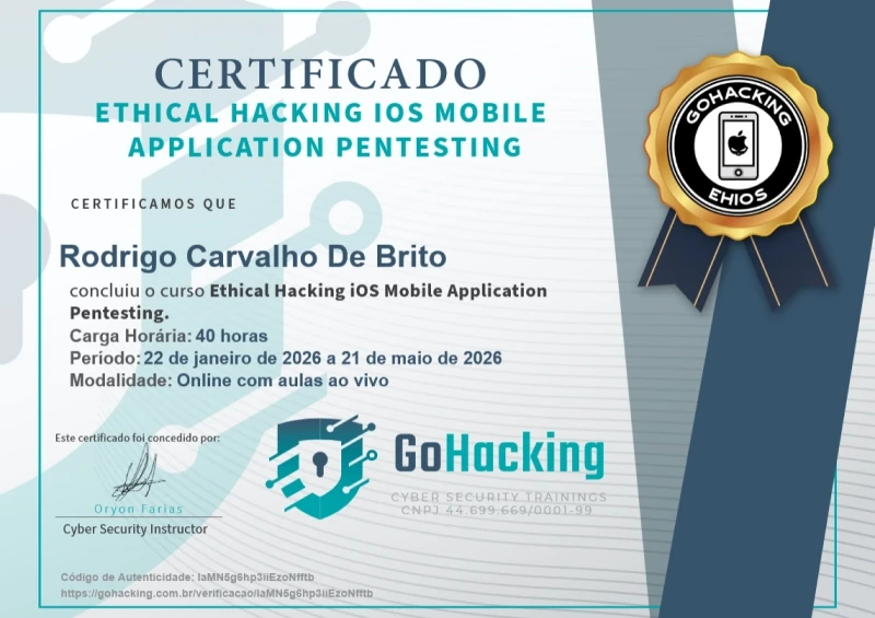 Ethical Hacking iOS Mobile Application Pentesting