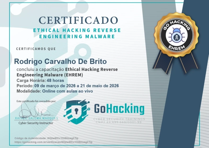 Ethical Hacking Reverse Engineering Malware