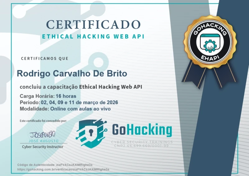 Ethical Hacking Web API