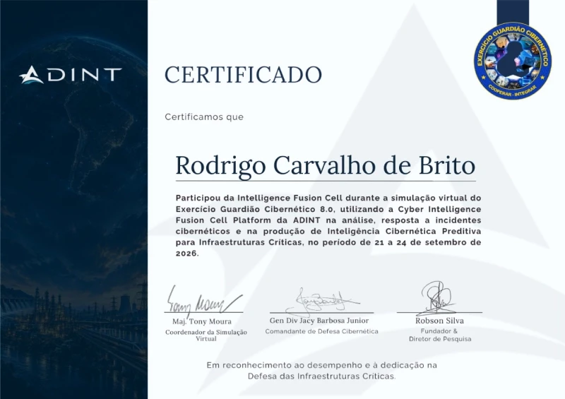 Exercício Guardião Cibernético 8.0