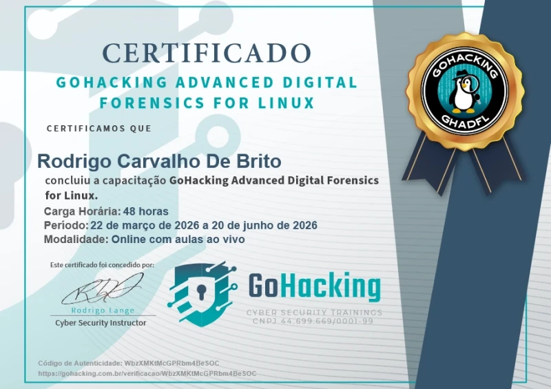 GoHacking Advanced Digital Forensics for Linux