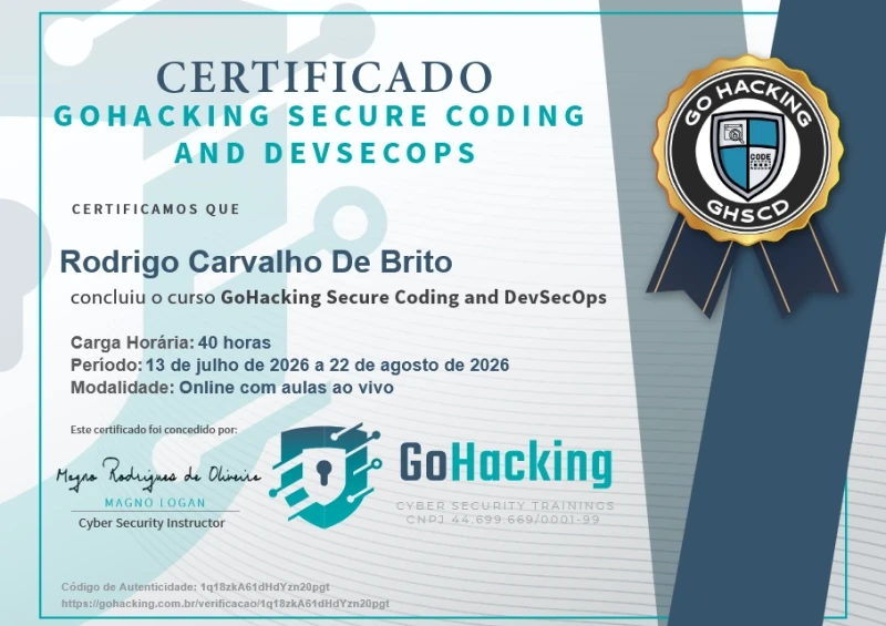 GoHacking Secure Coding and DevSecOps