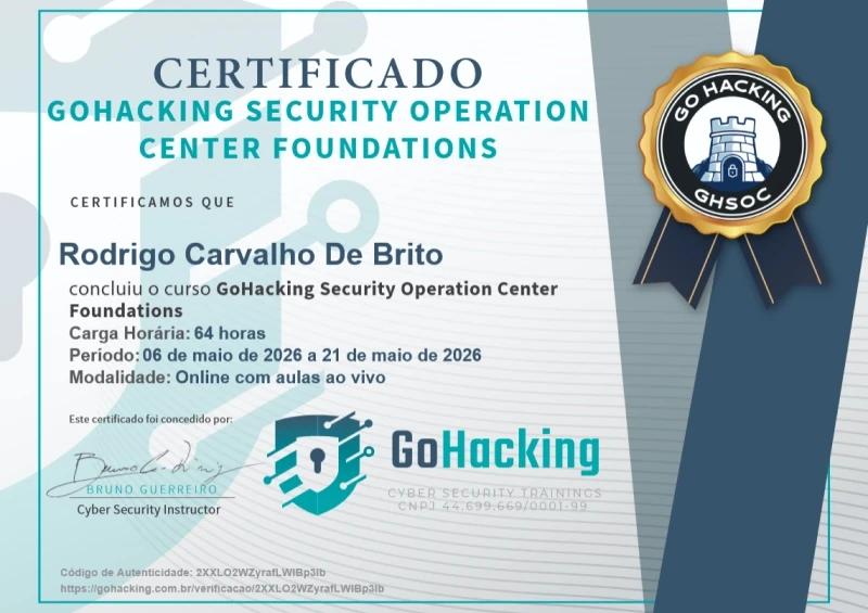 GoHacking Security Operation Center Foundations