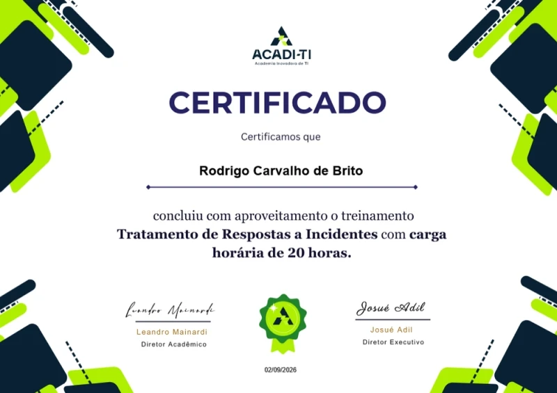 TRI | Tratamento e resposta a incidentes