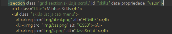 JS-0501 - JavaScript Completo ES6 - Dataset